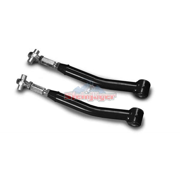 Steinjager Wrangler JL Control Arms REAR Fits Jeep JL, Rear BLACK Upper Control Arm, Pair, Double Adjustable (0-5 inch Lift) J0049226