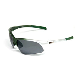 Maxx Domain Green & Silver Smoke Polarized Sunglasses 57087