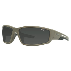 MAXX EYEWEAR Zulu Smoke Polarized Sunglasses - Sand & Black Accents 57582