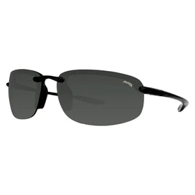Maxx Eyewear Maxx 5 Smoke Polarized Sunglasses - Black 57585