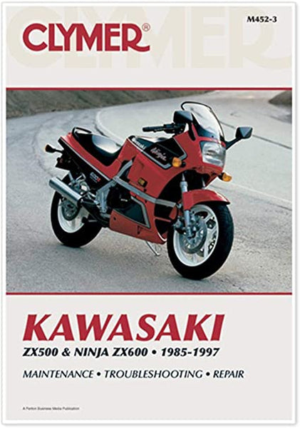 Clymer M4523 Service & Repair Manual for Kawasaki ZX500 / Ninja ZX600 Models